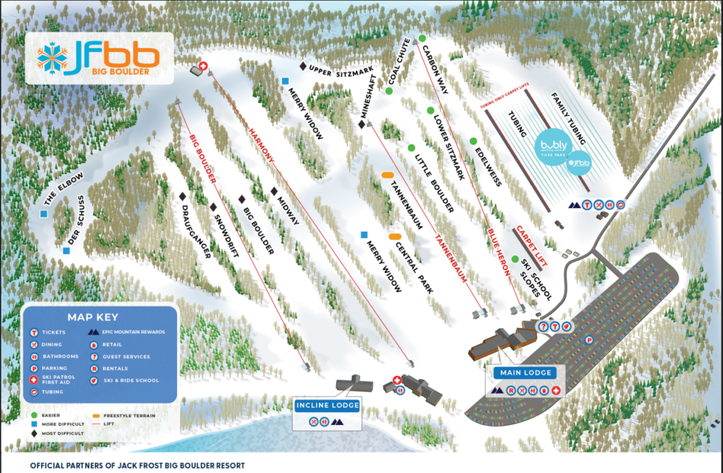 Big Boulder Map Trail