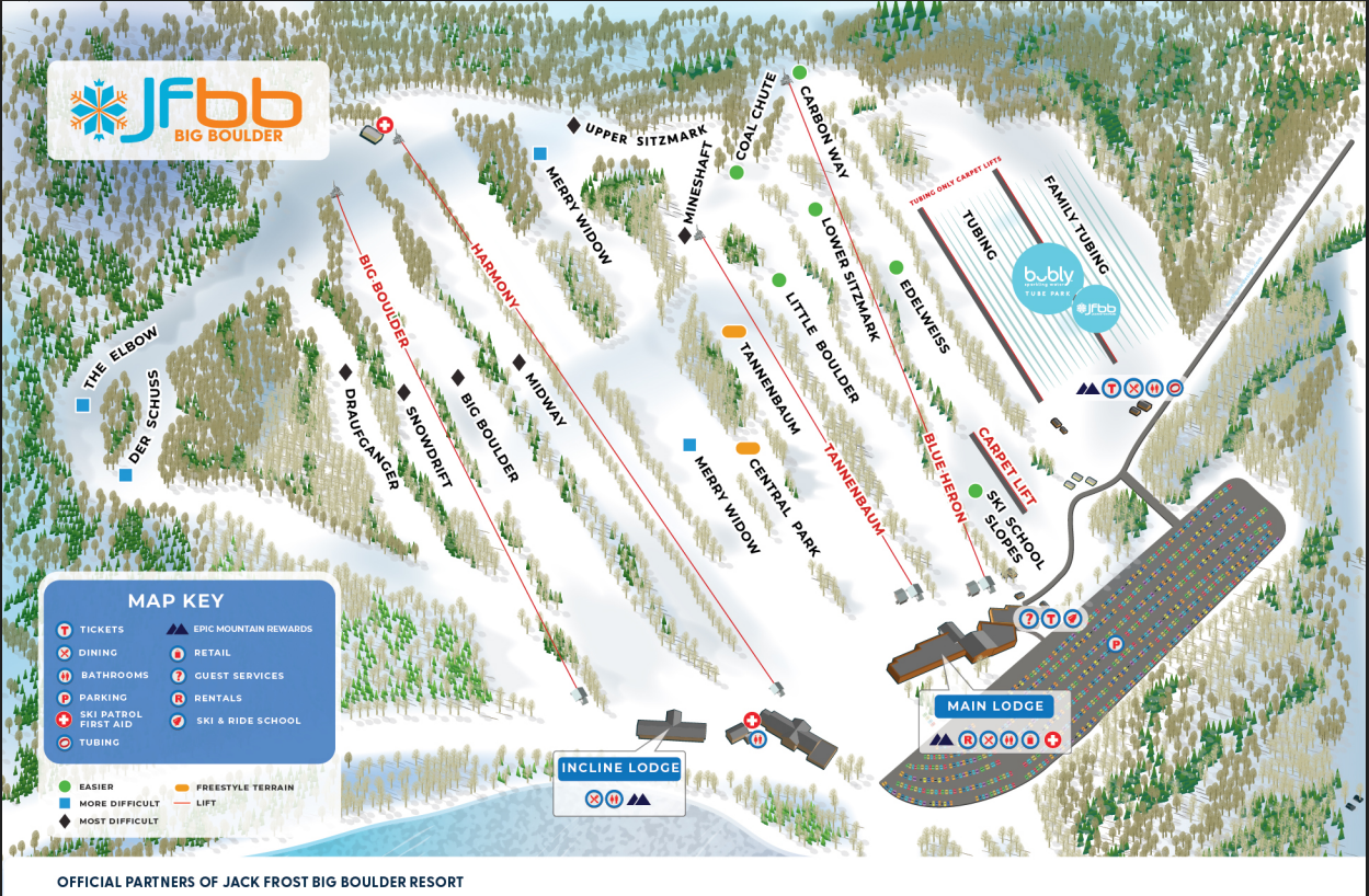Big Boulder Map Trail